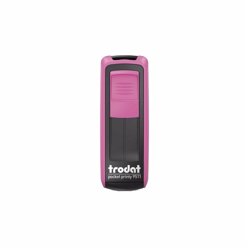 Bélyegző TRODAT Pocket Printy 9511 zseb pink ház