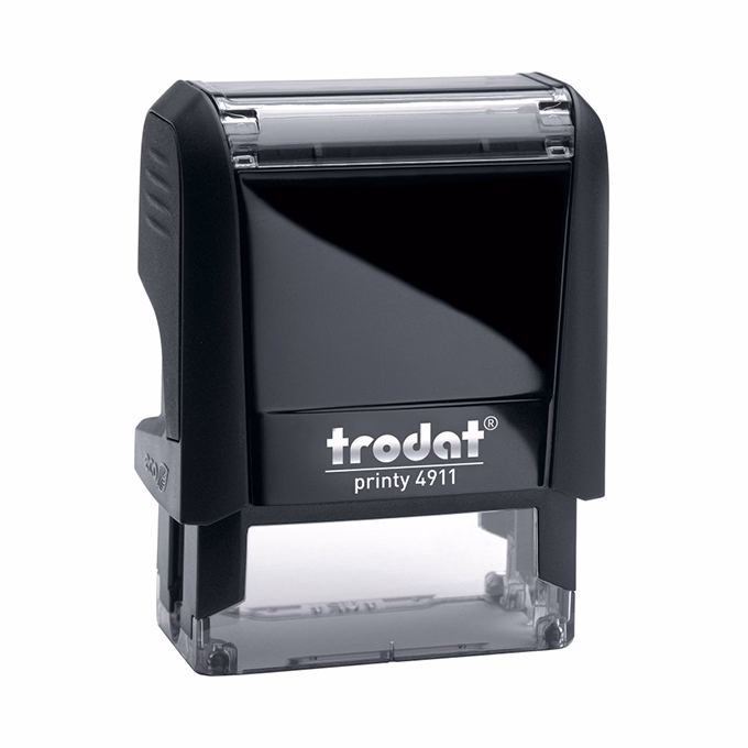 Bélyegző TRODAT Printy 4.0 4911 eco-fekete ház zöld párna