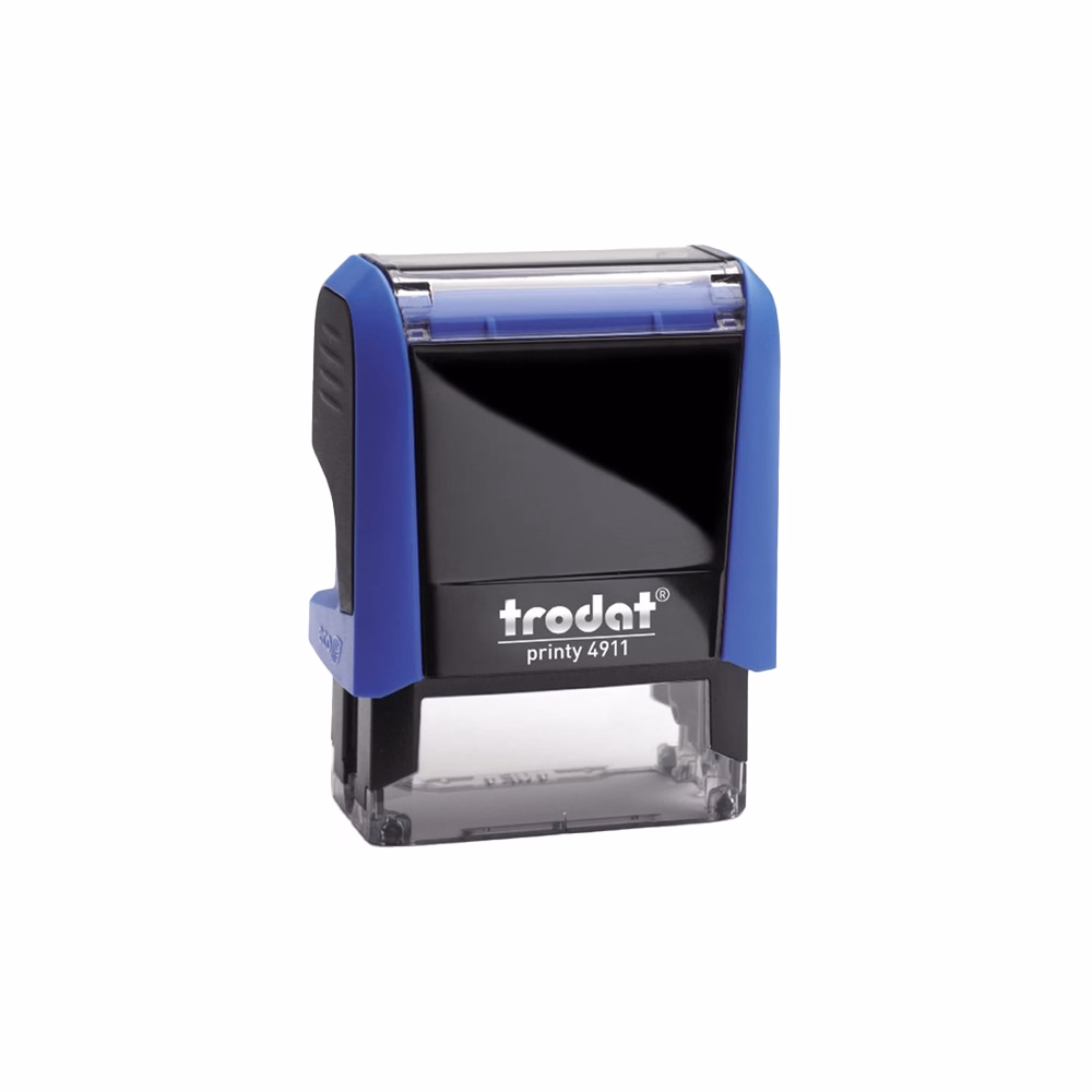 Bélyegző TRODAT Printy 4.0 4911 égkék ház kék párna