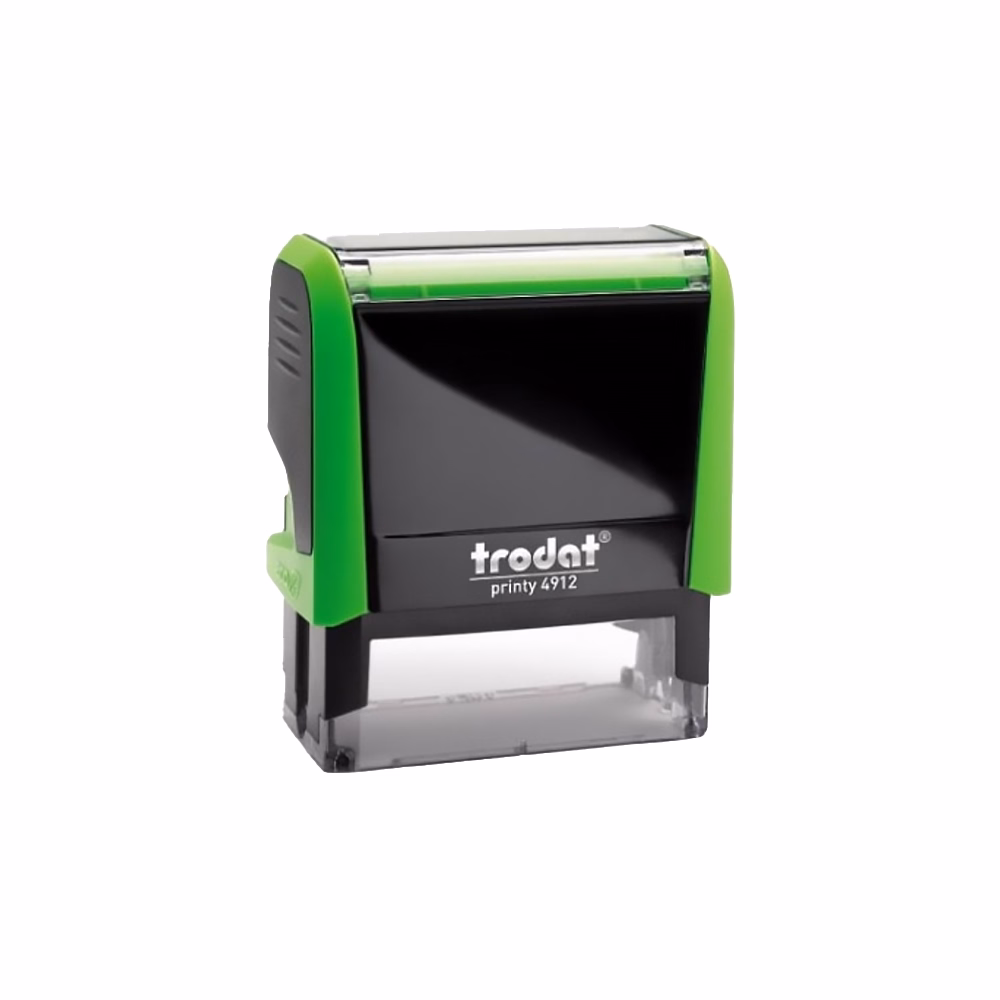 Bélyegző TRODAT Printy 4.0 4912 almazöld ház kék párna Bélyegző TRODAT Printy 4.0 4912 almazöld ház kék párna