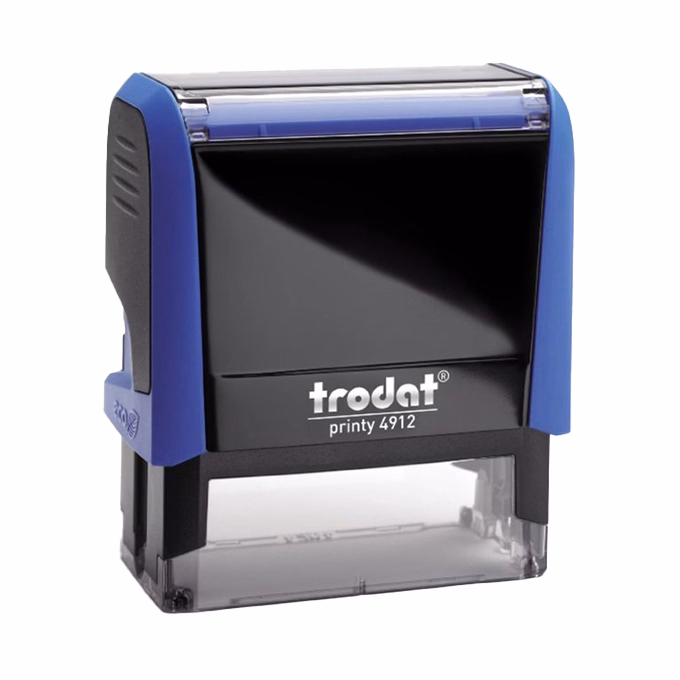 Bélyegző TRODAT Printy 4.0 4912 égkék ház kék párna