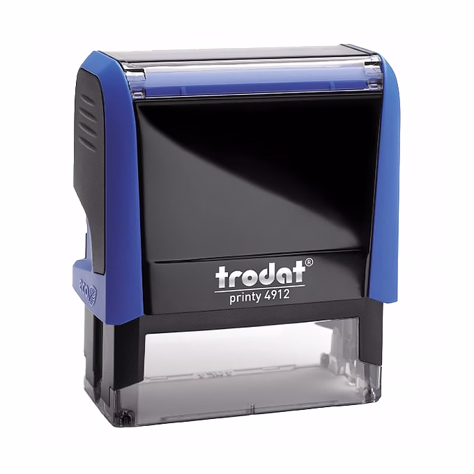 Bélyegző TRODAT Printy 4.0 4912 égkék ház natúr párna
