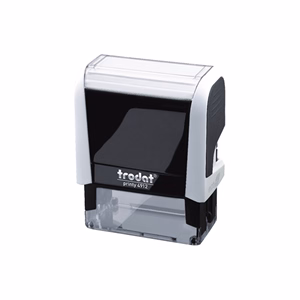 Bélyegző TRODAT Printy 4.0 4912 fehér ház fekete párna Bélyegző TRODAT Printy 4.0 4912 fehér ház fekete párna