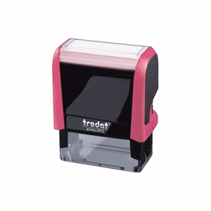 Bélyegző TRODAT Printy 4.0 4912 pink ház fekete párna