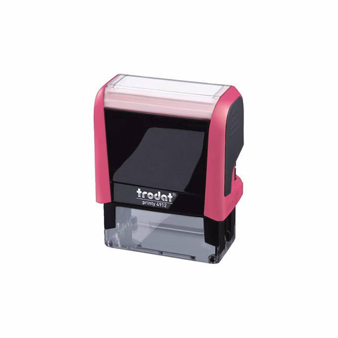 Bélyegző TRODAT Printy 4.0 4912 pink ház fekete párna