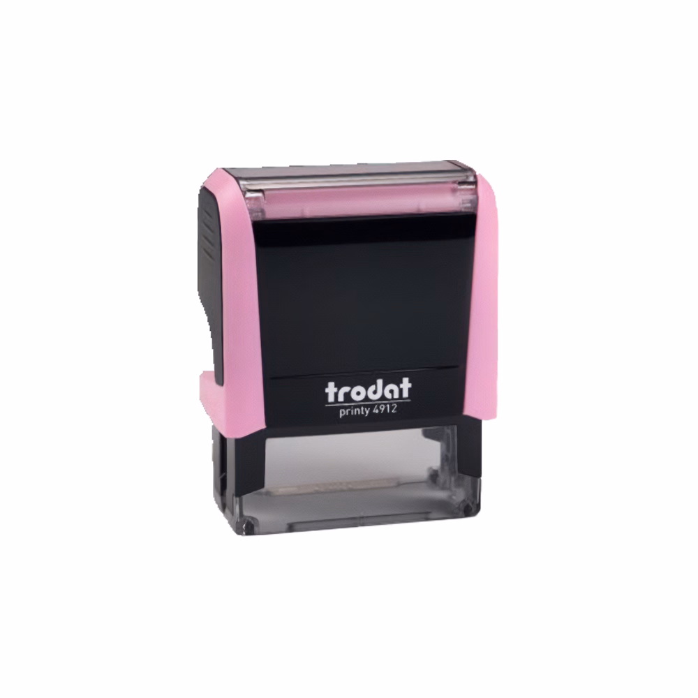 Bélyegző TRODAT Printy 4.0 4912 pink ház kék párna