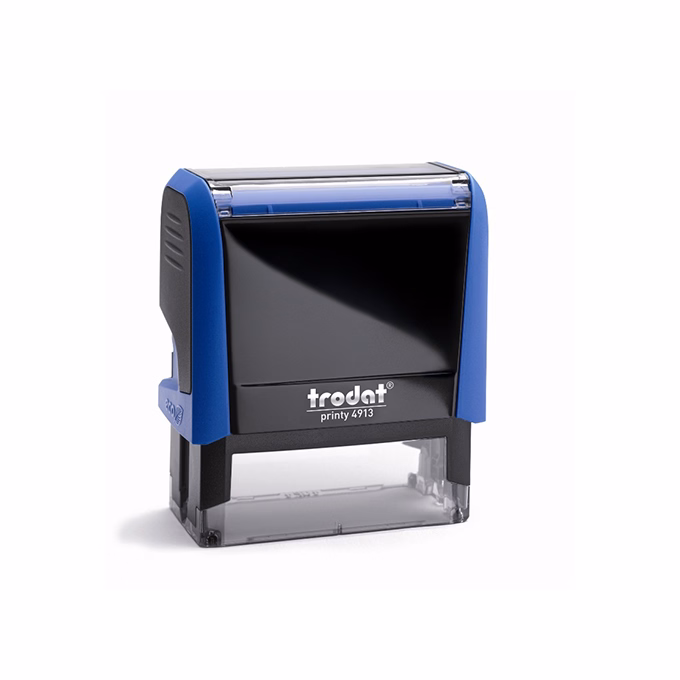 Bélyegző TRODAT Printy 4.0 4913 égkék ház fekete párna