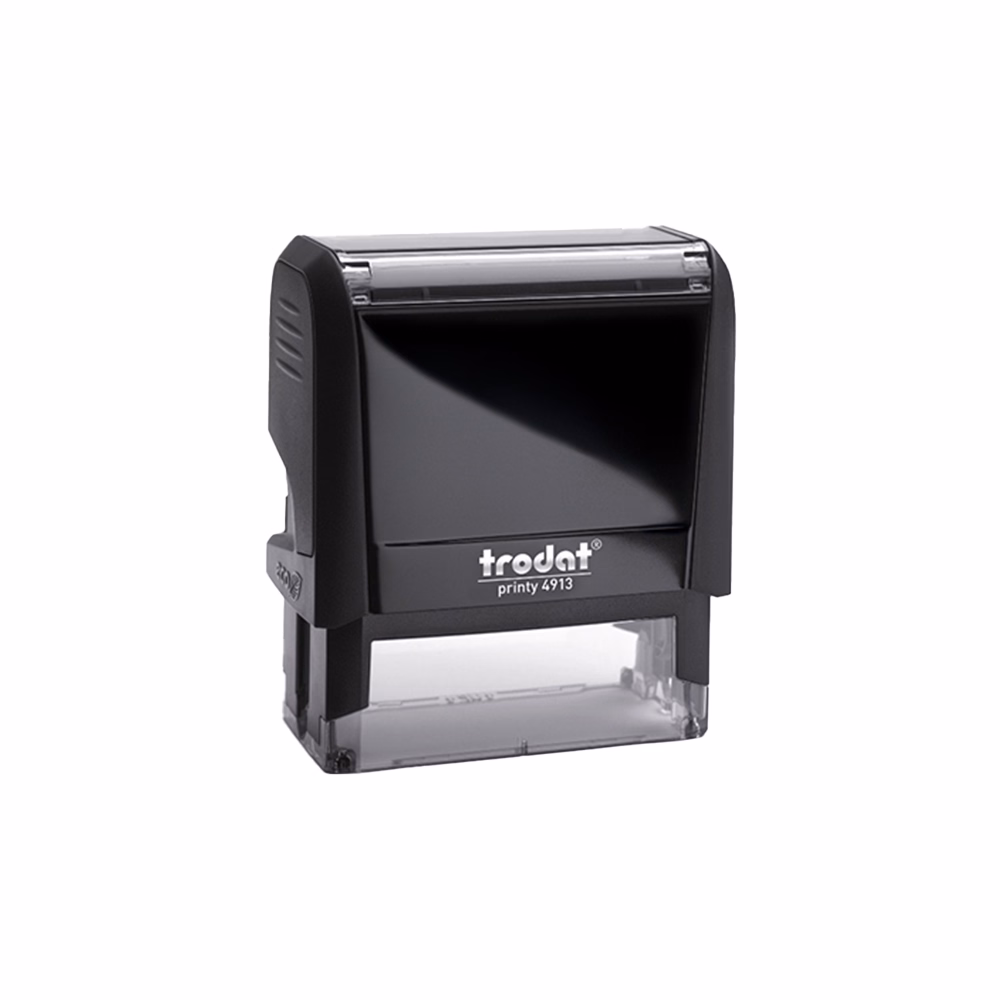 Bélyegző TRODAT Printy 4.0 4913 fekete ház piros párna