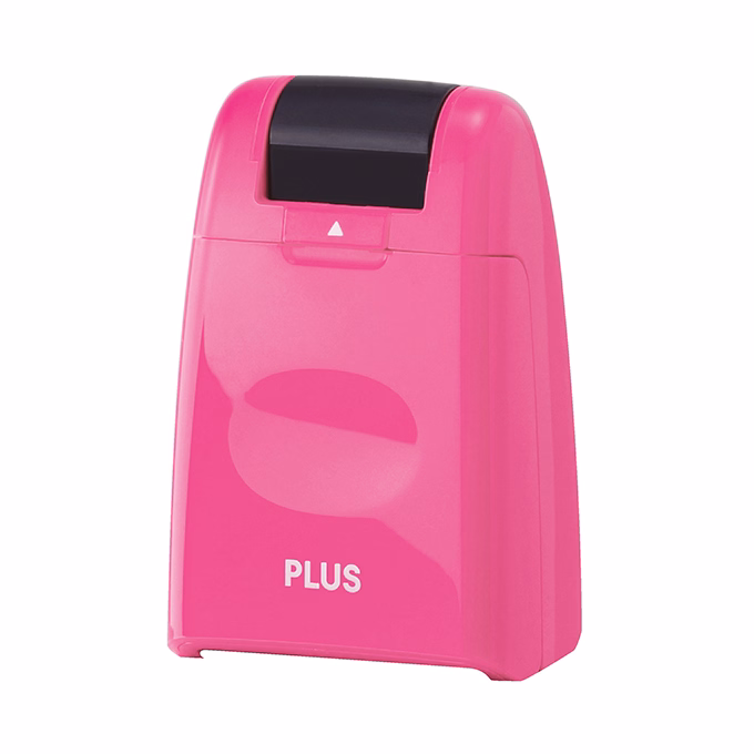 Bélyegző roller PLUS adatvédelmi szöveget titkosító 26 mm x 50 m pink