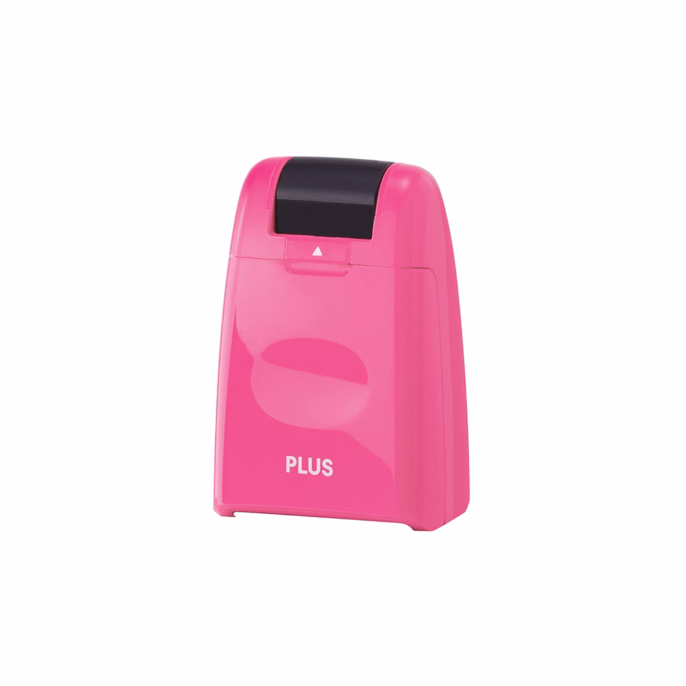 Bélyegző roller PLUS adatvédelmi szöveget titkosító 26 mm x 50 m pink
