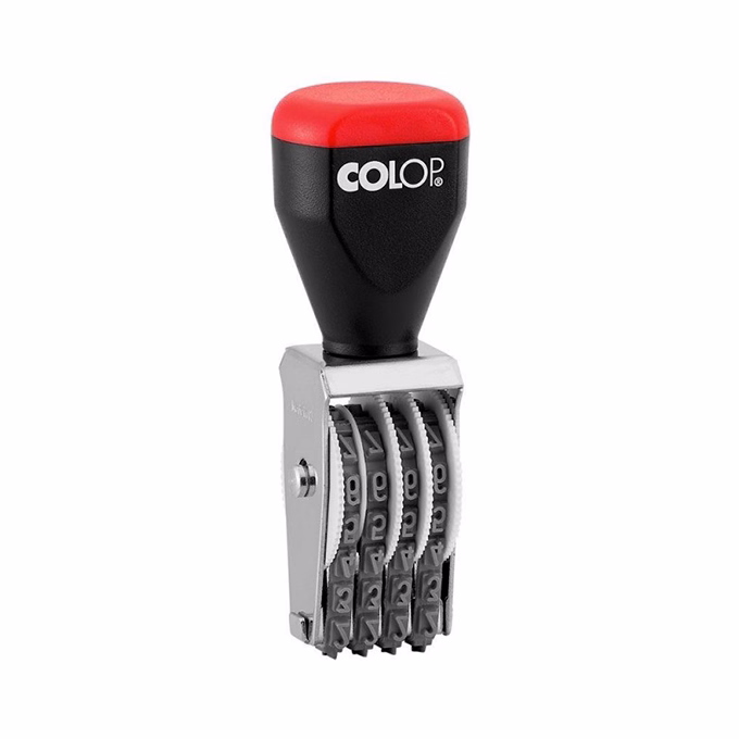 Bélyegző szám COLOP 04004 4 karakter 4mm betűmagasság