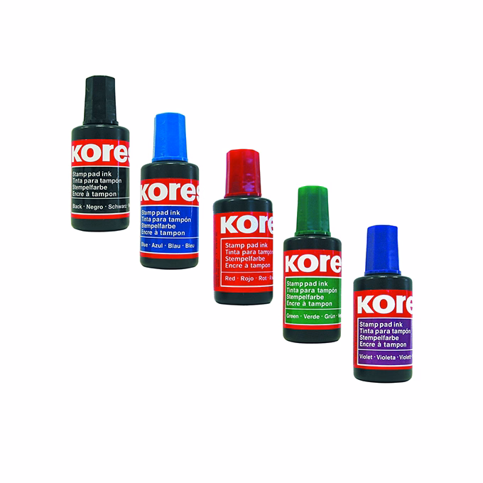 Bélyegzőfesték KORES 28 ml zöld Bélyegzőfesték KORES 28 ml zöld