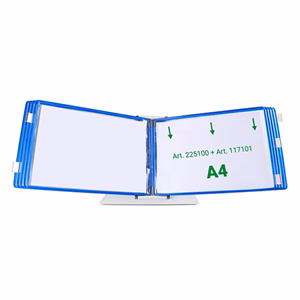 Bemutatótábla DJOIS A/4 fekvő felül nyitott kék 10 darabos