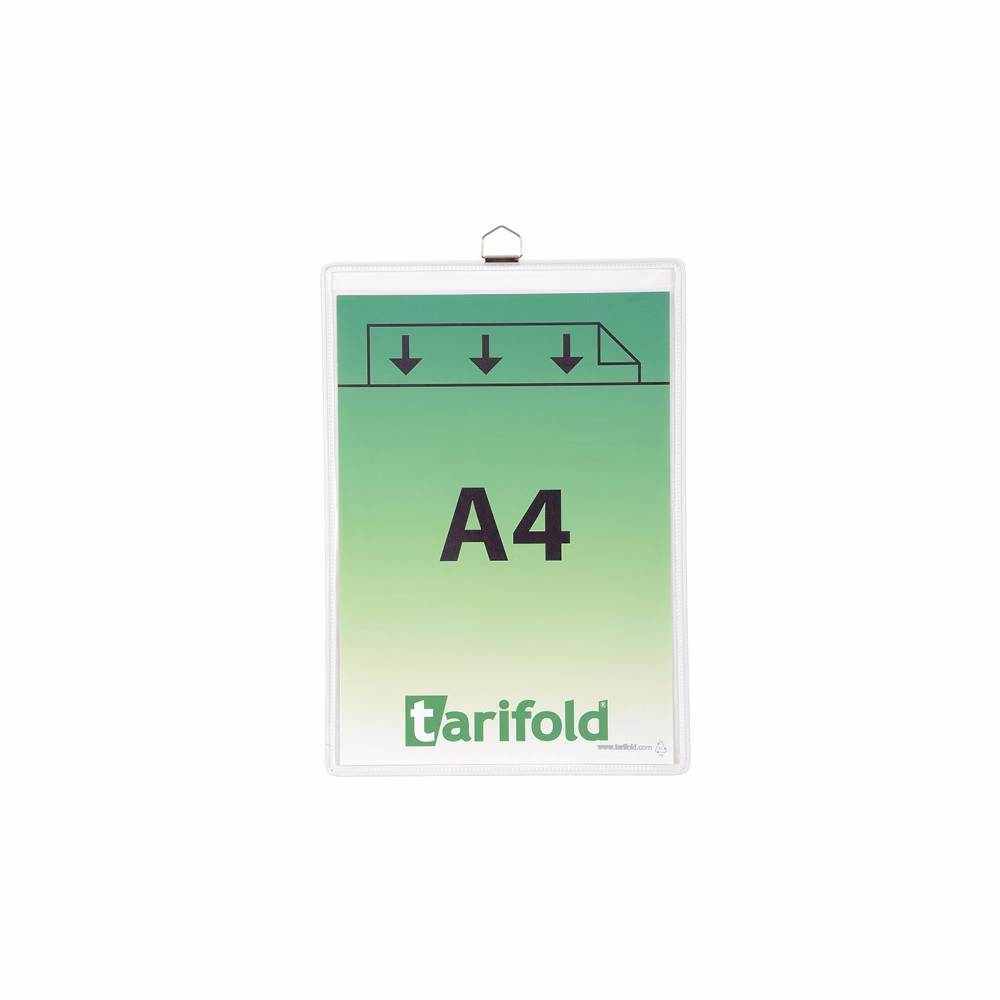 Bemutatótábla DJOIS A/4 függő felül nyitott fehér 5 darabos