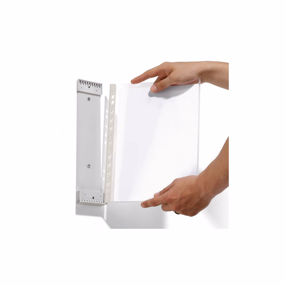 Bemutatótábla tartó DURABLE Function fali 10 db A/4 táblával vegyes színek
