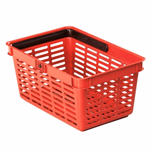 Bevásárlókosár DURABLE műanyag 19L piros Bevásárlókosár DURABLE műanyag 19L piros
