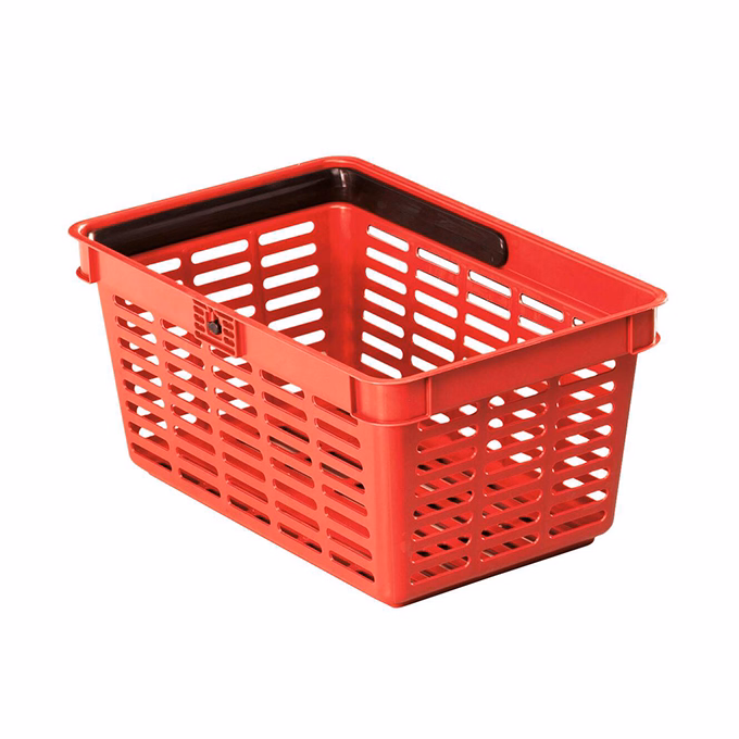 Bevásárlókosár DURABLE műanyag 19L piros Bevásárlókosár DURABLE műanyag 19L piros
