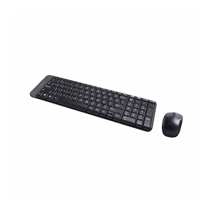 Billentyűzet + egér vezeték nélküli LOGITECH MK220 HUN 2,4Ghz fekete