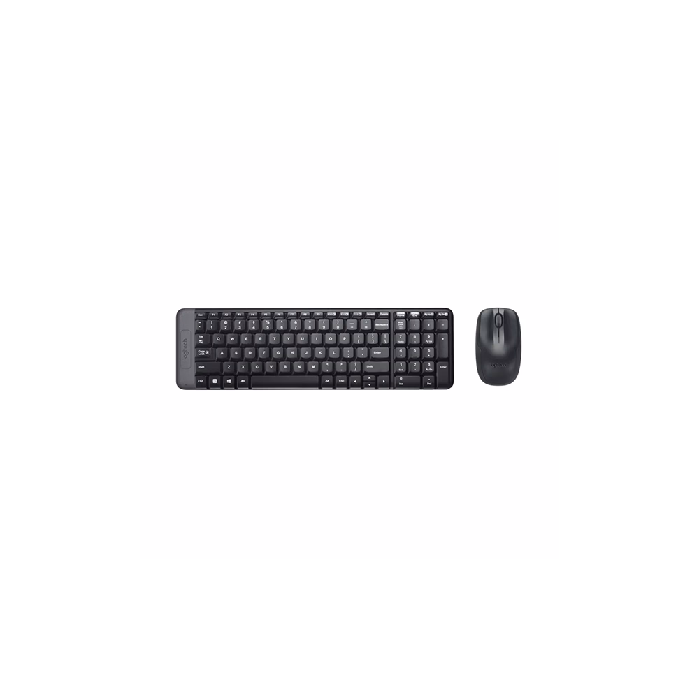 Billentyűzet + egér vezeték nélküli LOGITECH MK220 HUN 2,4Ghz fekete