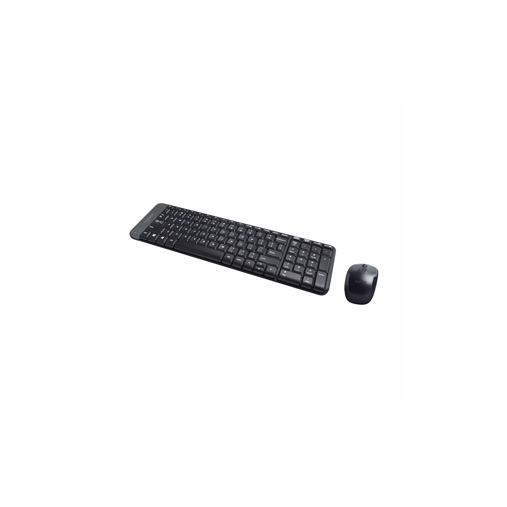 Billentyűzet + egér vezeték nélküli LOGITECH MK220 HUN 2,4Ghz fekete