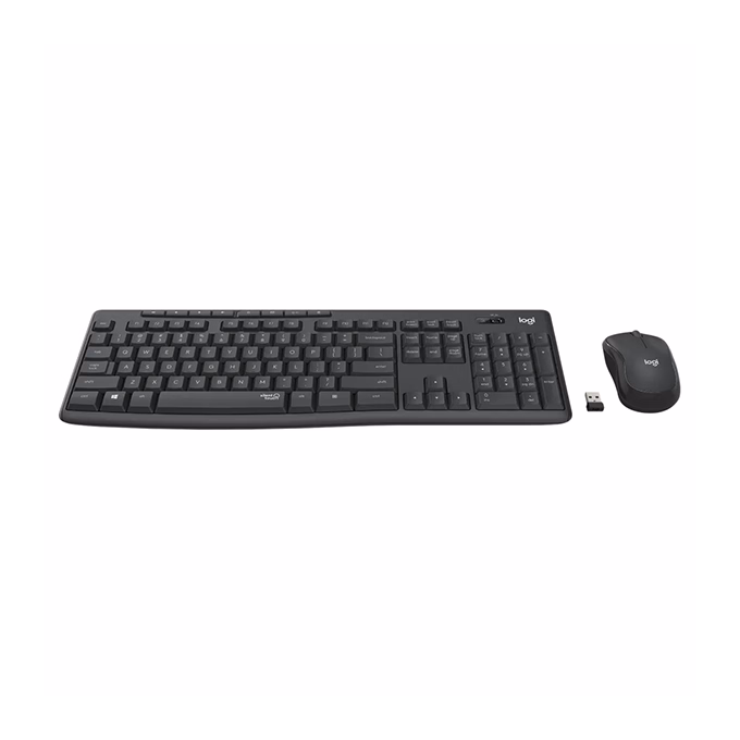 Billentyűzet + egér vezeték nélküli LOGITECH MK295 Silent HUN 2,4 Ghz grafitszürke
