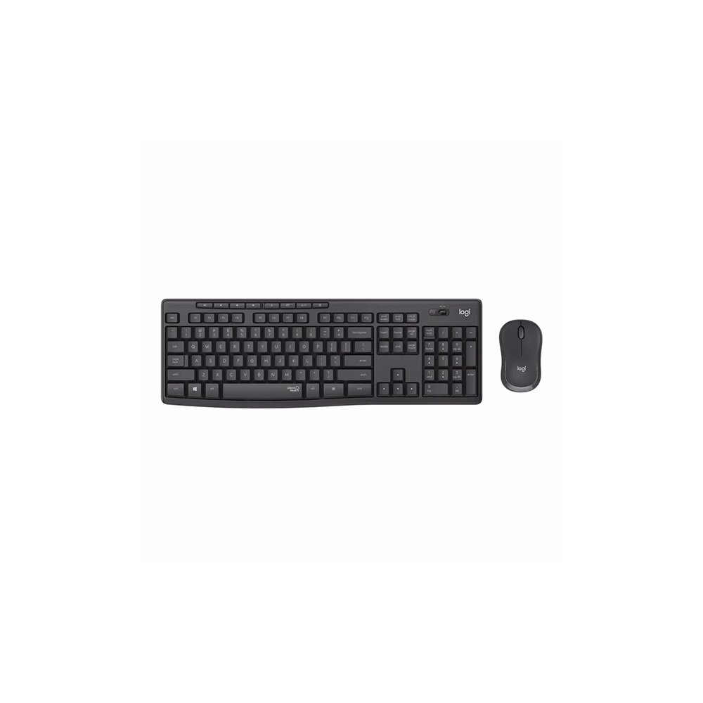 Billentyűzet + egér vezeték nélküli LOGITECH MK295 Silent HUN 2,4 Ghz grafitszürke