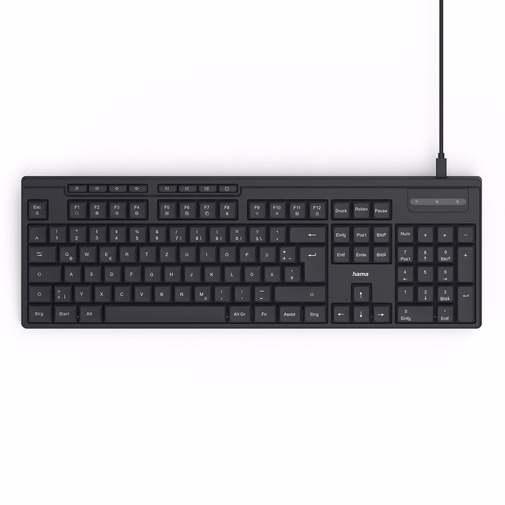 Billentyűzet vezeték nélküli HAMA CK-200 bluetooth 2,4 Ghz fekete