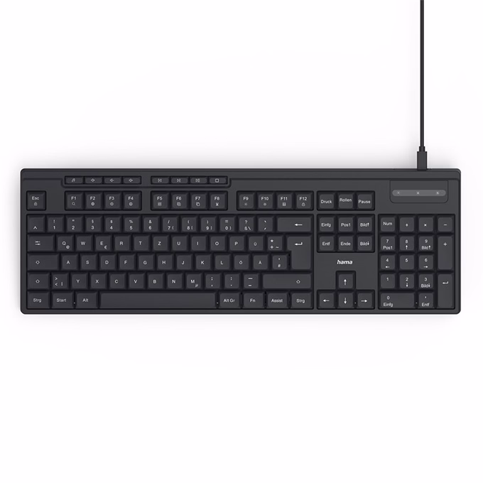 Billentyűzet vezeték nélküli HAMA CK-200 bluetooth 2,4 Ghz fekete