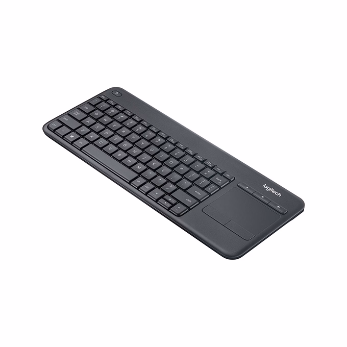 Billentyűzet vezeték nélküli LOGITECH K400 Plus Touchpad fekete