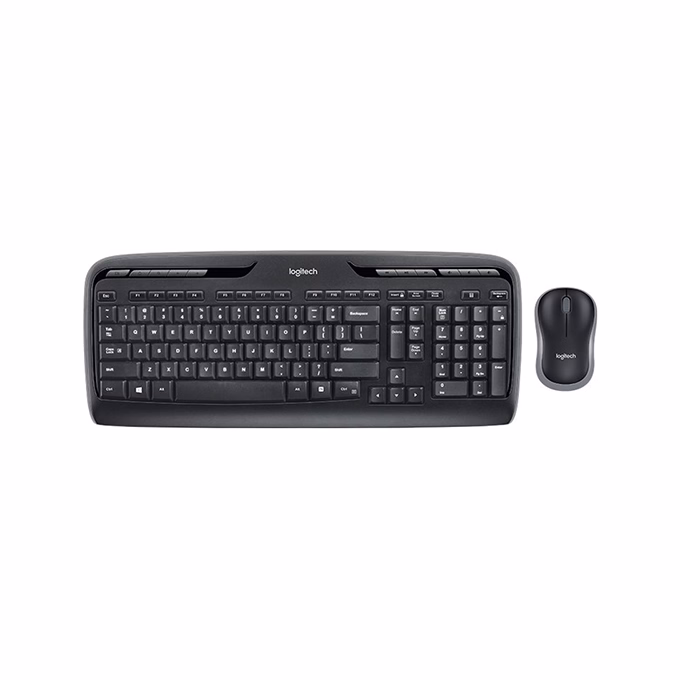Billentyűzet vezeték nélküli LOGITECH MK330 USB fekete