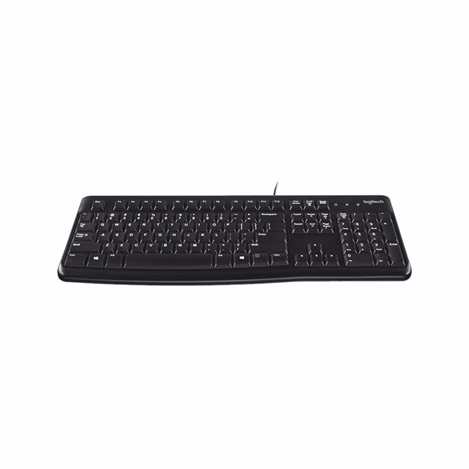Billentyűzet vezetékes LOGITECH K120 USB fekete