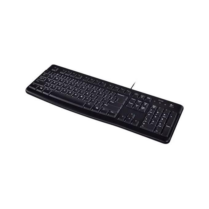 Billentyűzet vezetékes LOGITECH K120 USB fekete