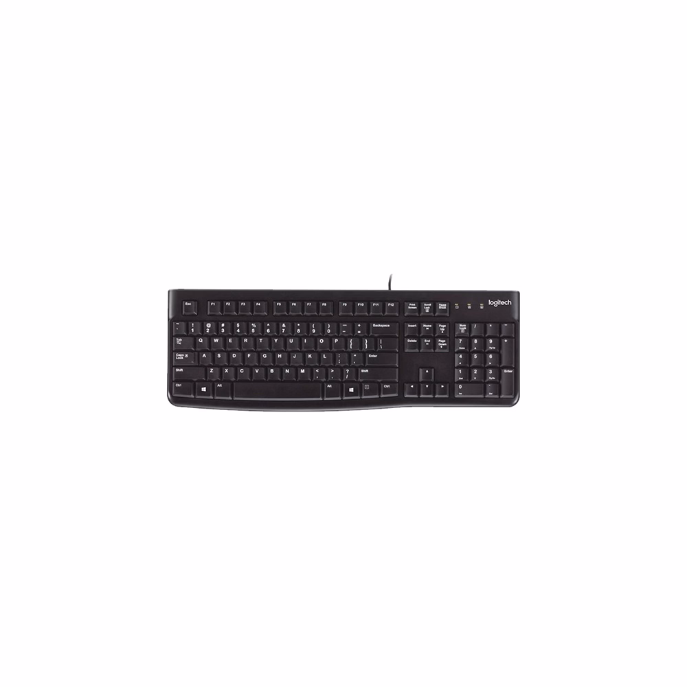 Billentyűzet vezetékes LOGITECH K120 USB fekete