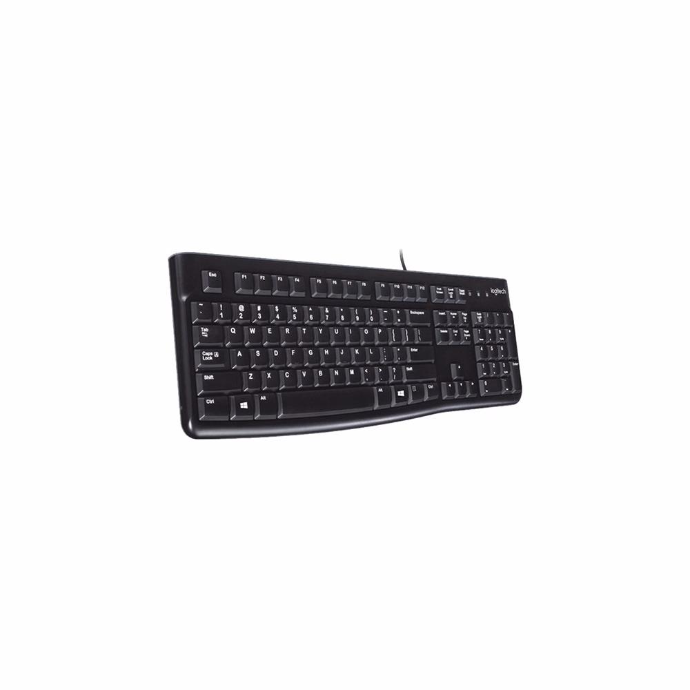 Billentyűzet vezetékes LOGITECH K120 USB fekete