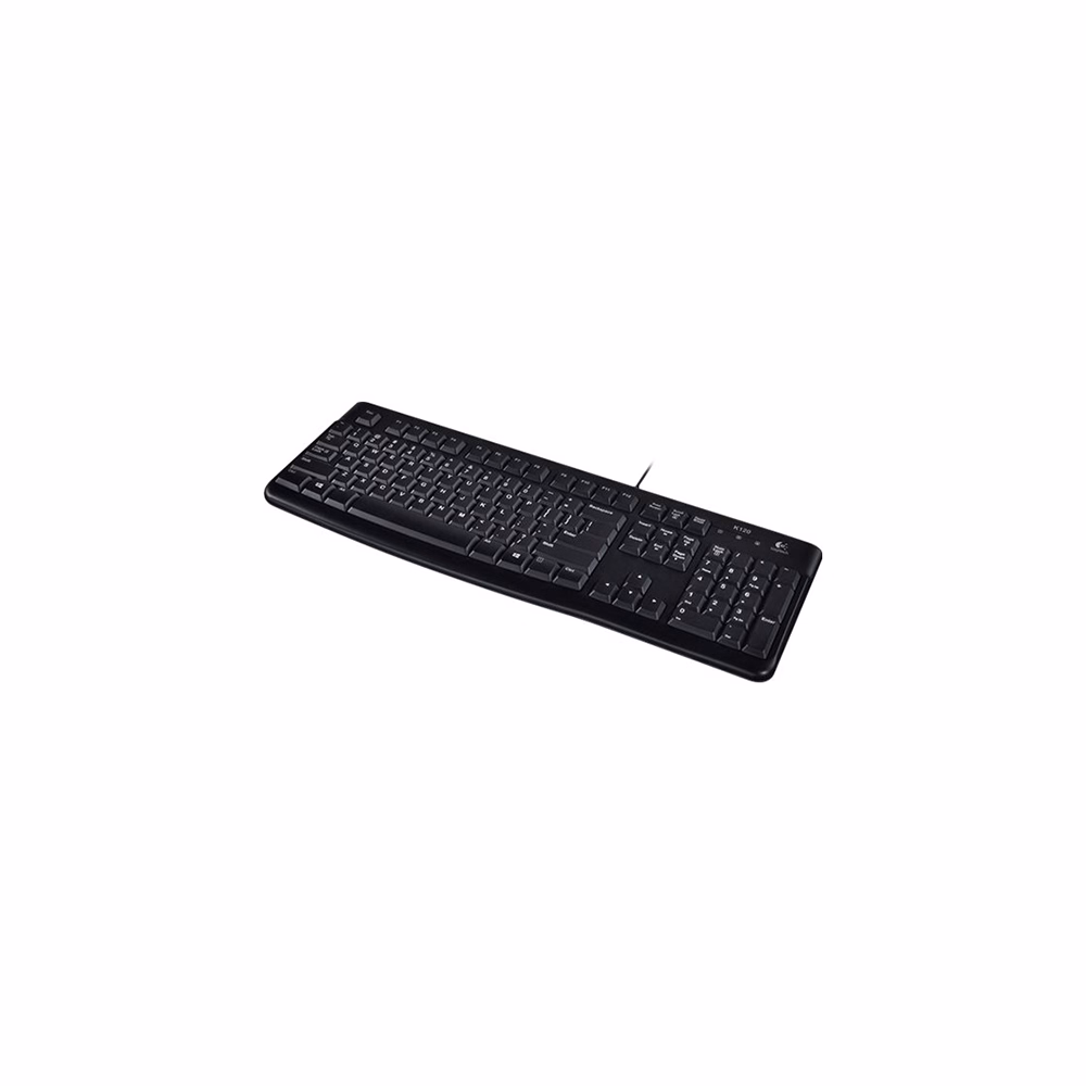 Billentyűzet vezetékes LOGITECH K120 USB fekete