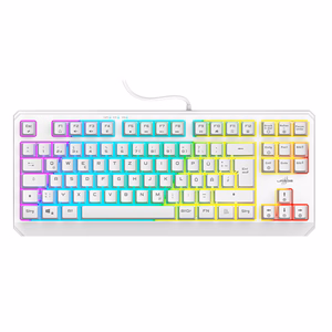 Billentyűzet vezetékes URAGE Exodus 220TKL RGB fehér