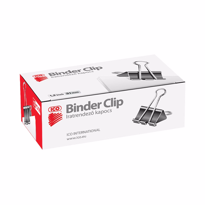 Binder csipesz ICO 31mm 12 darabos