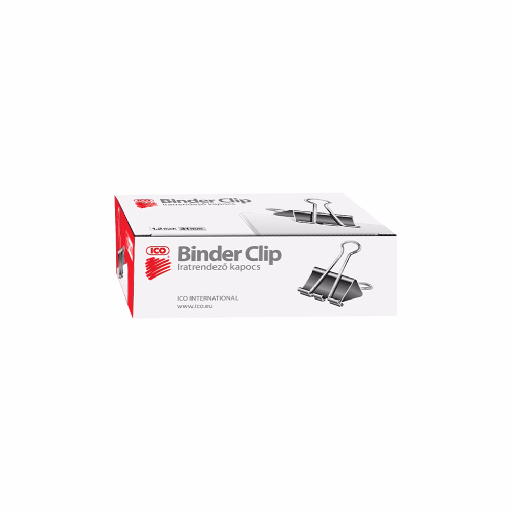 Binder csipesz ICO 31mm 12 darabos