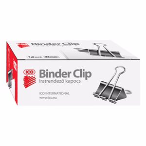 Binder csipesz ICO 41mm 12darabos