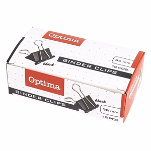 Binder csipesz OPTIMA 32 mm 12 darabos