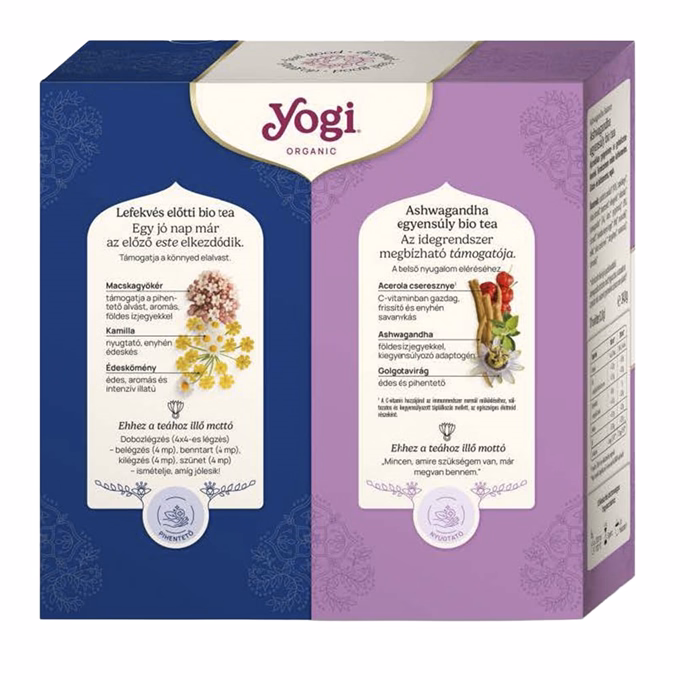 Bio tea YOGI TEA Békés nyugalom ajándékcsomag