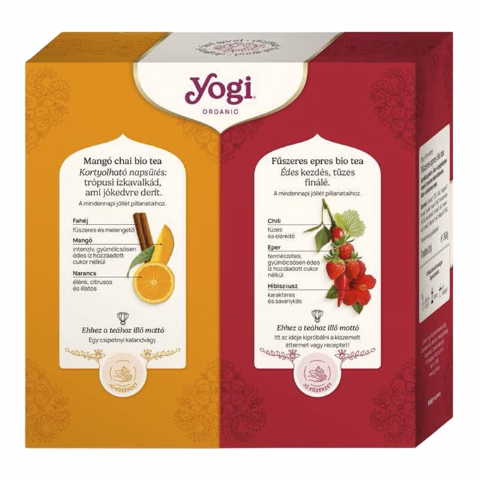 Bio tea YOGI TEA Gyümölcs mánia ajándékcsomag
