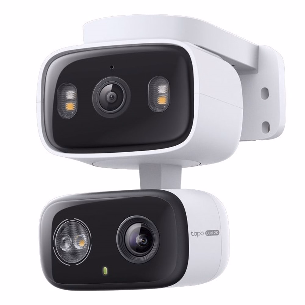 Biztonsági kamera TP-LINK Tapo C246D Dual 1296p kültéri IP65 éjjellátó mikrofon fehér