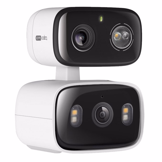 Biztonsági kamera TP-LINK Tapo C246D Dual 1296p kültéri IP65 éjjellátó mikrofon fehér