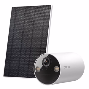 Biztonsági kamera TP-LINK Tapo C410 KIT 1296p kültéri IP65 akkumulátoros napelemes éjjellátó mikrofon fehér