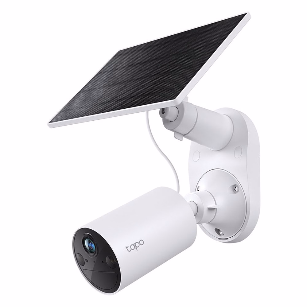 Biztonsági kamera TP-LINK Tapo C410 KIT 1296p kültéri IP65 akkumulátoros napelemes éjjellátó mikrofon fehér