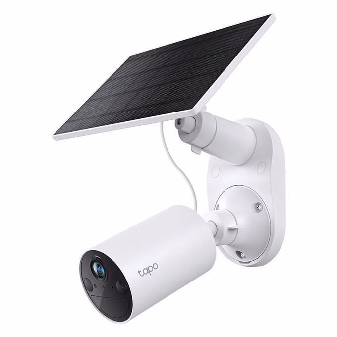Biztonsági kamera TP-LINK Tapo C410 KIT 1296p kültéri IP65 akkumulátoros napelemes éjjellátó mikrofon fehér