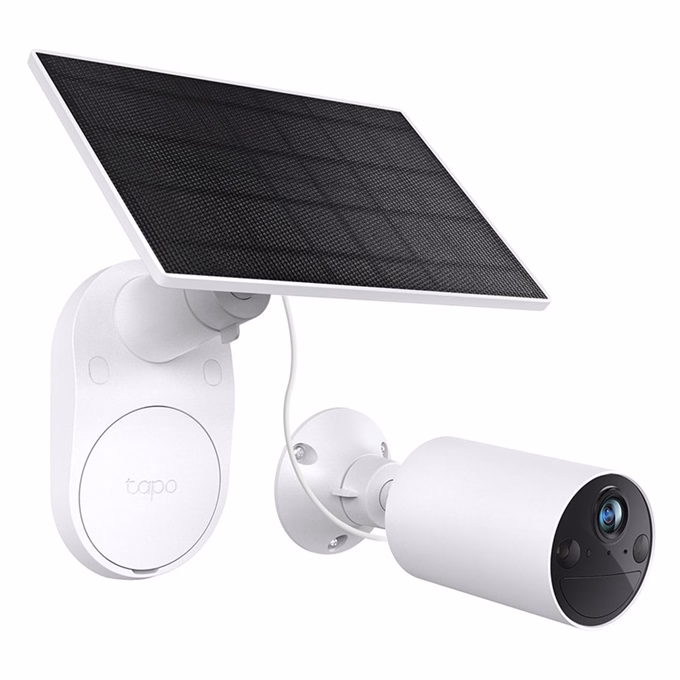 Biztonsági kamera TP-LINK Tapo C410 KIT 1296p kültéri IP65 akkumulátoros napelemes éjjellátó mikrofon fehér