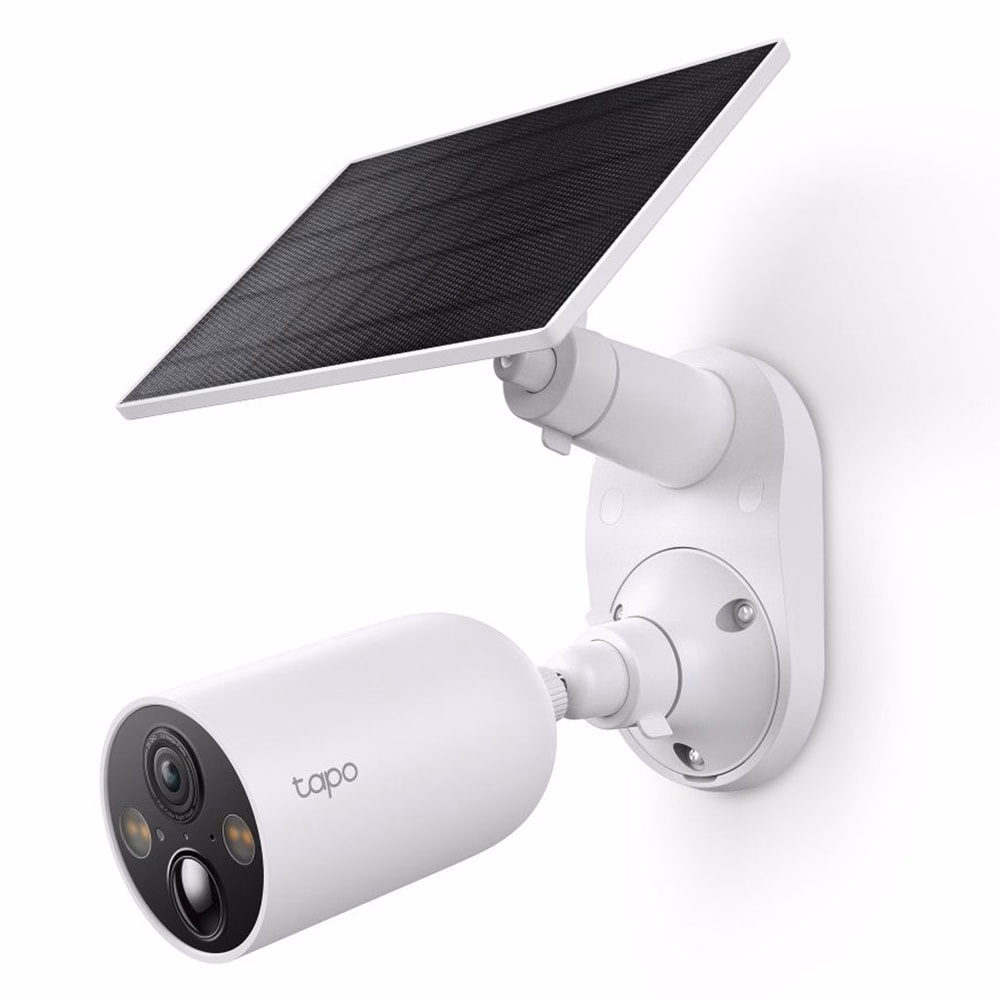 Biztonsági kamera TP-LINK Tapo C425 KIT 1440p kültéri IP66 akkumulátoros napelemes éjjellátó mikrofon fehér