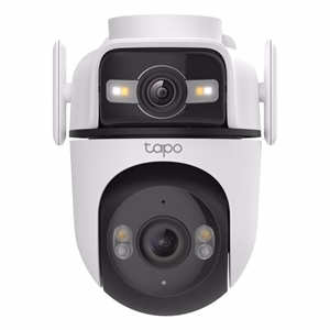 Biztonsági kamera TP-LINK Tapo C545D Dual 1296p kültéri IP66 éjjellátó mikrofon fehér